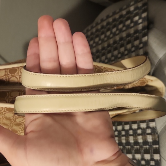 Salvatore Ferragamo Gancini Canvas Tote Beige and Brown - Picture 3 of 15